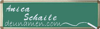 Anica Schaile Visitenkarte